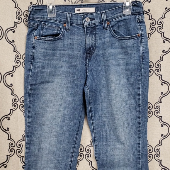 LEVIS WOMENS 515  BOOT CUT JEANS - Picture 3 of 5